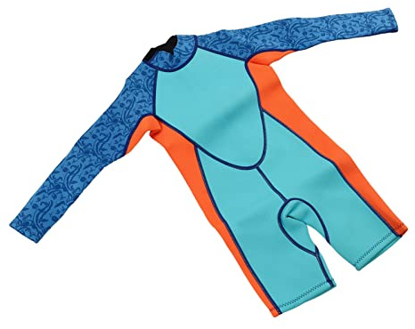 MENDUNER Maillot de Bain en Néoprène pour Enfants, Combinaison de Plongée Une Pièce Confortable pour Le Surf et la Plongée en Apnée, Tissu élastique pour Une flexibilité Supérieure, Taille 6-13 Ans