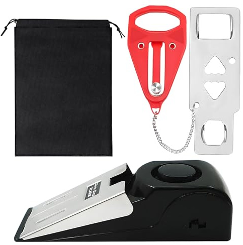 Hotel Door Lock Travel Safety, Portable Door Lock, Hotel Door Lock, Additional Safety Measure for Travellers, Compact Design for Easy Packing, Durable Construction for Repeated Use