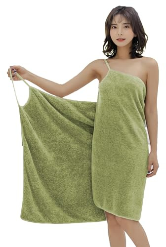 SJTJSPX Saunakilt Damen Saunatuch Weich Bademantel Sling Baderock Wrap Tragbar Badetuch Frauen Saunahandtuch Mikrofaser Duschtuch für Dusche Pool Spa Badezimmer(Geeignet für unter 60kg)