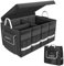 COVVY Organizer Bagagliaio Auto 65L, pieghevole, con tasca con patta, tasche laterali e manico resistente, fondo antiscivolo, Organizer Auto Bagagliaio di piccole dimensioni e SUV