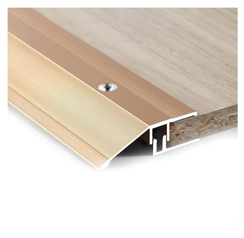 XMAIYIF Aluminium Übergangsprofil gelocht | 1 Stück Abschlussprofil Aluminium 90cm | Bodenübergangsleiste Bodenreduzierung | Für Türöffnung Dr
