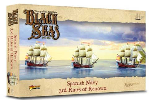 Warlord Black Seas The Age of Sail Marina spagnola 3 ° tassi di fama per il Mar Nero Tavolo Top Ship Combat Battle War Game 792013002