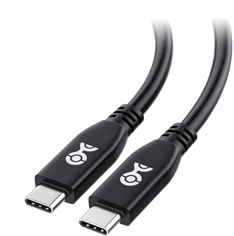 Cable Matters USB4 Kabel mit 40Gbps Daten, 8K Video und 240W Ladeleistung in 0,8 Meter - USB 4 Kabel voll kompatibel mit USB C, Thunderbolt 3 und Thunderbolt 4
