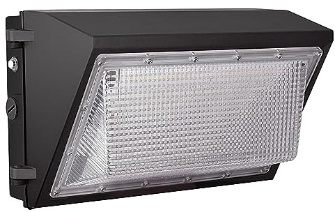 LED Wall Pack Light with Dusk to Dawn Photocell,100W 13000LM 5000K Daylight ,AC100-277V Input,500W HPS/HID Equivalent, Waterproof Commercial Security Lighting for Warehouses, Garage,ETL Listed