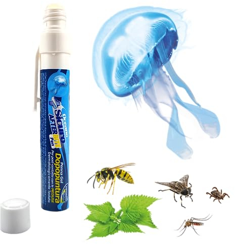 After Bite Gel Pen 10 ml, schnelle Wirkung nach Kontakt mit Quallen, mit beruhigendem Ammoniak, hervorragend gegen Stiche von Mücken, Brennnesseln, Fliegen, Bremsen, Zecken, Bienen, Wespen