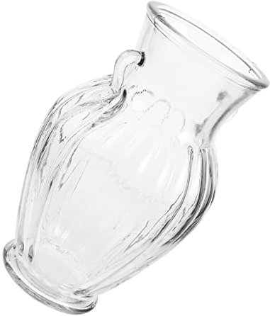 HEMOTON Vase à Fleurs Verre Transparent Centre De Table Décoratif Pot pour Plantes Et Compositions Botaniques