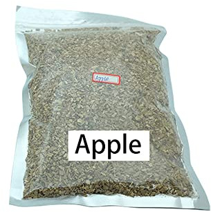 125 g/Bolsa de astillas de Madera para Fumar Barbacoa, Alimentos ahumados, Manzana, Nogal, Roble, Cereza, Accesorios de Herramientas para Parrilla de Barbacoa 100% Natural ​ (Madera de Manzano)