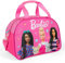 PERLETTI Borsa da Viaggio Bambina - Borsone Palestra Sacca Sportiva Bimba Scuola Materna Elementare Capiente - Borsa Sport Duffel Travel Bag Rosa Fucsia con Tracolla - Dimensioni 28x41,5x21cm