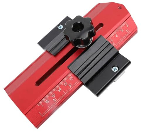 Guide de Gabarit de Scie Sauteuse à Déchirure Fine, pour Réaliser des Coupes Répétitives de Bandes étroites, Guide de Clôture de Scie à Table en Alliage D'aluminium adapté aux