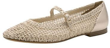 Tamaris Ballerina Women's Elegant, Light Gold, 6 UK