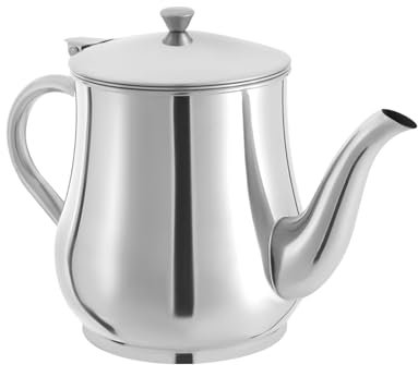 WOQLIBE Fetttrennkanne, 1.36L/48oz Fettabscheider aus Edelstahl, Fettbehälter Mit Deckel zum Filtern und Aufbewahren von Speiseöl