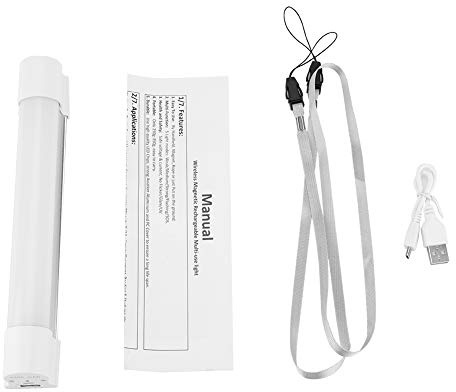 Lampe de camping portable à LED rechargeable, lampe d'urgence d'extérieur avec variateur d'intensité et base magnétique pour randonnée, barbecue, éclairage intérieur, batterie