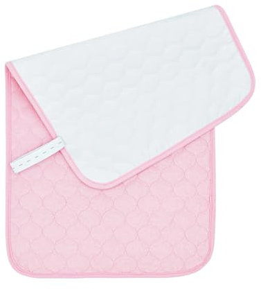 Tragbare Wickelunterlage, Waschbar Säugling Wickelunterlage – Leicht Weich | Bequem Saugfähig, Wickelauflagen Changing Mat Ideal Für Unterwegs, Auf Reisen Und Beim Camping (Rosa)