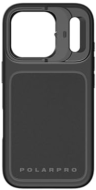 PolarPro - LiteChaser 17 Case - iPhone 17 Pro Max - Compatible with LiteChaser 15-16-17 filters and adapters - Black