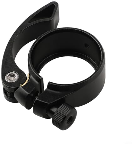 Jotekonoby Collier de serrage de tige de selle en aluminium 40 mm pour vélo pliable et vélo électrique, vélo de route avec alliage 6061 léger – Noir