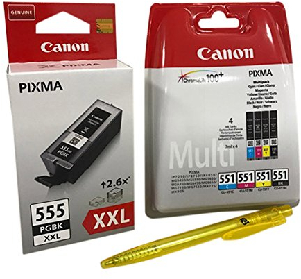 Original Druckerpatronen für Canon PIXMA iX6850, MX725/ 925 (black XXL + (4er))