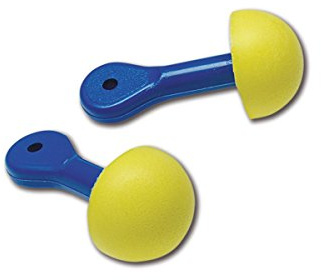 3M E-A-R by 3M 10080529210002 321-2100 Express Pod Uncorded Earplugs with Colored Grips, One Size Fits All (Pack of 100)