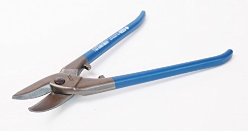 PICARD Winkellochschere links V2A Universal-Blechschere Schere Dachdecker Spengler Profi aus Qualitätsstahl mit PVC-Griffen