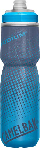 CAMELBAK Podium Chill Sportwasserflasche, Quetschflasche, zum Laufen, Radfahren, Wandern Blauer Dot