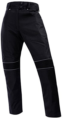 Bangla Damen Motorradhose Motorrad Textil Hose mit Protektoren Schwarz im Jeanslook S M L XL XXL 3XL 4XL