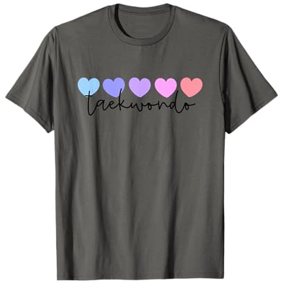 Taekwondo or Tae Kwon Do Lover Heart Women Girls or Mom T-Shirt