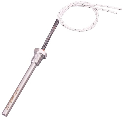 Cartridge Heater 220V Heating Element DN8 Thread Heater Cartridge Electric Immersion Water Heater 200w To 600w (Size : 500w 245mm)