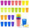 badaren Paquete de 24 Vasos Plastico Duro, Vasos de Colores de Plástico 260 Ml, 8 Colores - Vasos Plastico Reutilizable - Perfecto para Cumpleaños, Fiestas, Cocina, Picnic, Camping, Viajes