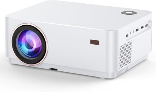 Beamer 4K Mit Android TV, SEWENS 800 ANSI WiFi Bluetooth Projektor, Autofokus und Keystone, Native 1080P 4K Unterstützter Outdoor-Filmprojektor mit Netflix YouTube 9000+ Apps