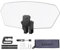 Justech Parabrisas Universal de la Motocicleta con Soporte Negro Deflector de Viento Ajustable para Motos Durable - Color Transparente