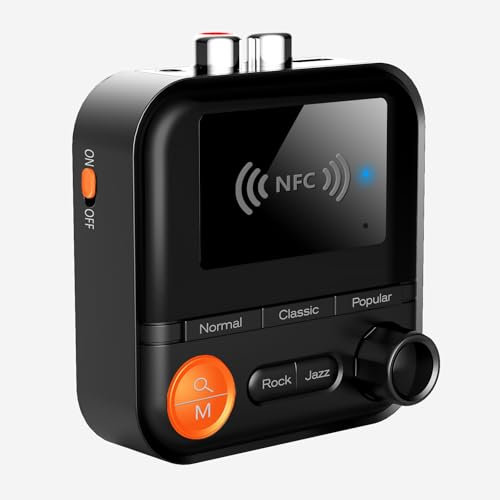 Récepteur audio sans fil Bluetooth 5.2 - NFC U Disk TF - Carte 2 RCA 3,5 mm AUX Jack stéréo - Pour haut-parleur de voiture