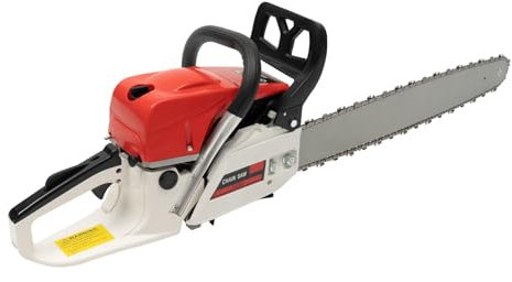 Motosierra eléctrica de 22 pulgadas, 52 cc, 2,0 kw, gasolina, motosierra con batería, botella mezcladora de aceite combustible y bolsa de herramientas, sierra de corte de árbol, sierra de mano para