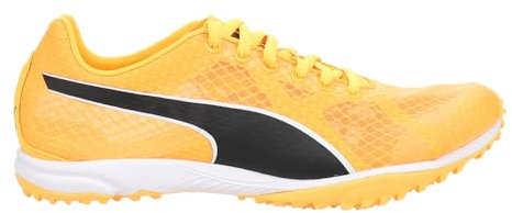 PUMA Evospeed Haraka 8 & Field Leichtathletik-Sneaker für Herren, mit Stollen, Orange, Orange/Abendrot im Zickzackmuster (Sunset Chevron), 42 EU