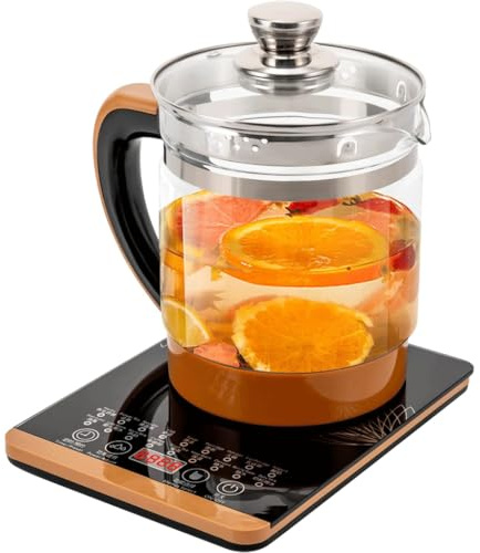 OZLMBERN Health Pot Glass Flower Tea Pot Multifunctional Tea Maker Electric Kettle Decoction Pot Boiling Kettle