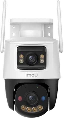 Imou Cruiser Dual 2 10mp WlaN-?berwachungskamera Mit Doppelobjektiv Und Warnleuchten (imc210)