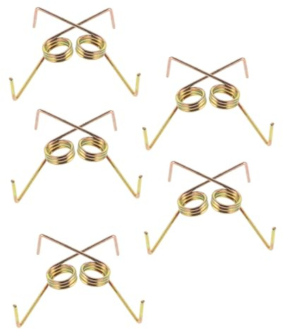 CHILDWEET 10pcs Spring Replacement Washer Part for Washing Machine Hinge Repair Metal Spring for Lid Suspension