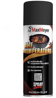 MAXMEYER Spray Alte Temperature Nero R9005 0.400 L