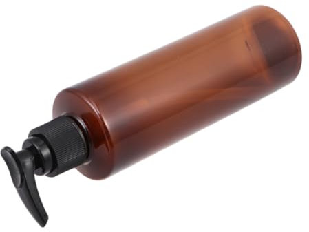 FIXOSHEE 6Pezzi Bottiglie Dispenser Lozione Vuote Marrone con Pompa per e Disinfettanti per La Casa e Facili da Riempire