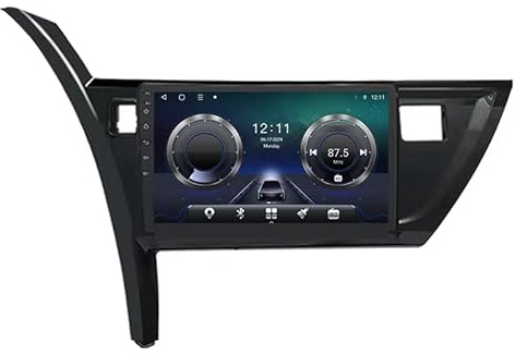 Android 15 9 Inch Double Din Radio Navigation for Toyota Auris Hybrid 2013-2016 Plug And Play Car Stereo Bluetooth FM Radio,WIFI/GPS/CarPlay With Reversing Camera,8 Core 4G+Wifi 4G+64G
