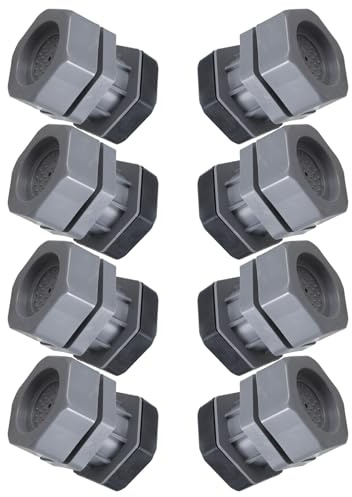 KieTeiiK 8Pcs Heightening Pad For Washing Machine Base Damper Machine Mat Nonslip Mat Adjustable Machines Protector Nonslip Refrigerator Floor Protective Pad