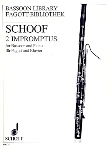 2 Impromptus: Fagott und Klavier. (Fagott-Bibliothek)