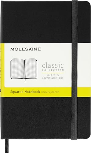 Moleskine Classic Quaderno, Grande, a Quadretti, Nero