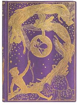 Hardcover Notizbuch Violet Fairy Midi Liniert