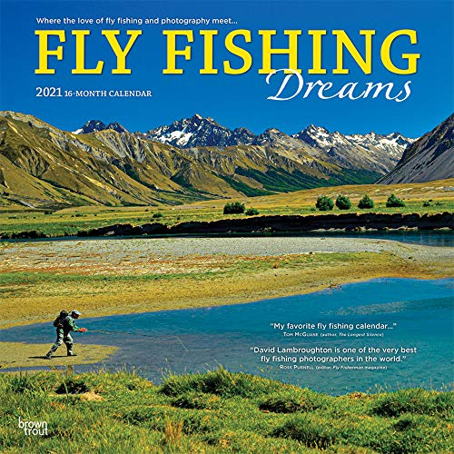 Flyfishing Dreams - Fliegenfischen 2021 - 16-Monatskalender: Original BrownTrout/Wyman Publishing-Kalender [Mehrsprachig] [Kalender] (Wall-Kalender)