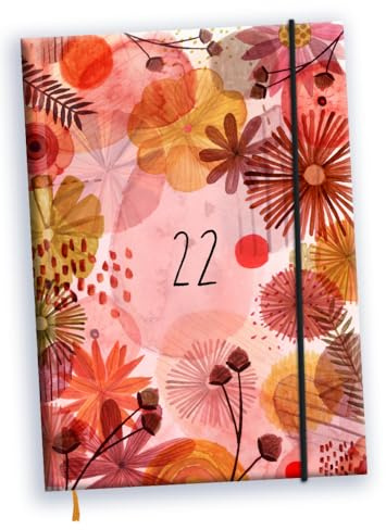 Taschenkalender 2022: Blumen (Taschenkalenderbuch)