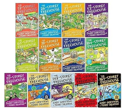 The Treehouse Series Collection (1-13) Books Set by Andy Griffiths & Terry Denton