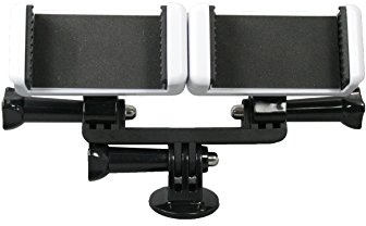 Octo Mount Dual Tripod Mount Adapter for Smartphones and Action Cameras