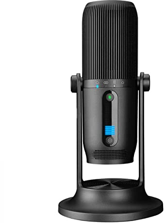 THRONMAX MDRILL ONE PRO (M2PB) - USB Condenser Microphone - VERTIGAIN Technology & 16-bit/48KHz Audio Recording - Jet Black