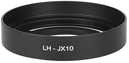 M ugast Lens Hood,LH-JX10 Metal Compact Detachable Camera Lens Hood Shade for Fuji X10/X20/X30,with 52MM Filter Thread(Black)