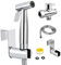 SOMDARHK Handheld Bidet Sprayer Kit - Stainless Steel High Pressure Adjustable Toilet Sprayer with Hose for Feminine Hygiene Cloth Diaper Cleaning Pet Bath Durable Leak Proof