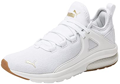 PUMA Damen Electron 2.0 Cross Trainer Sneaker, Lush White Team Gold, 39 EU